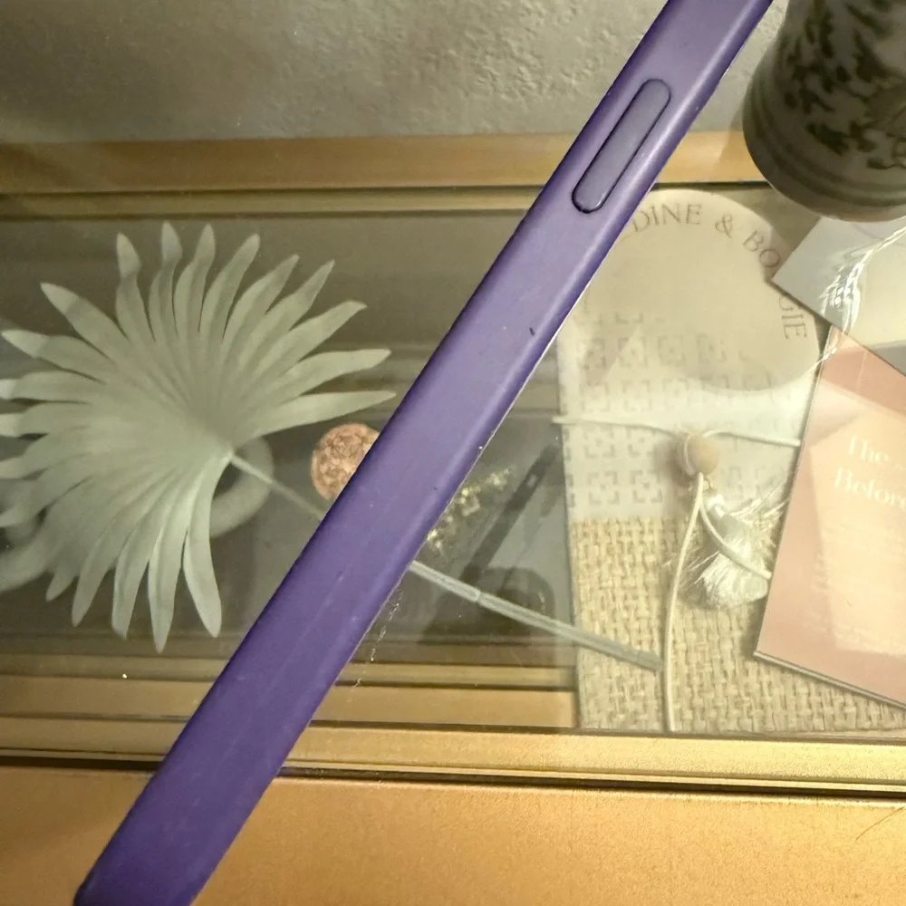 Apple Purple Silicone iPhone 12 MagSafe Case